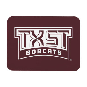 TXST Logo Bobcats Magnet