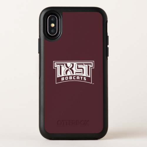 TXST Logo Bobcats OtterBox Symmetry iPhone X Case