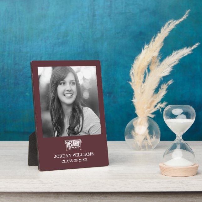 TXST Logo Bobcats Plaque (Side)