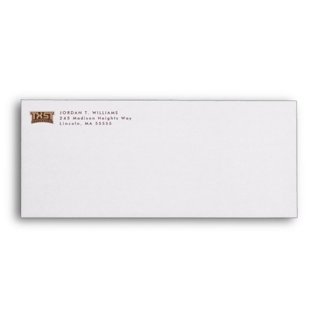 TXST Logo Envelope (Front)