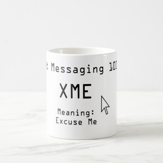 Txt Messaging 101 Color Morph Mug (Center)