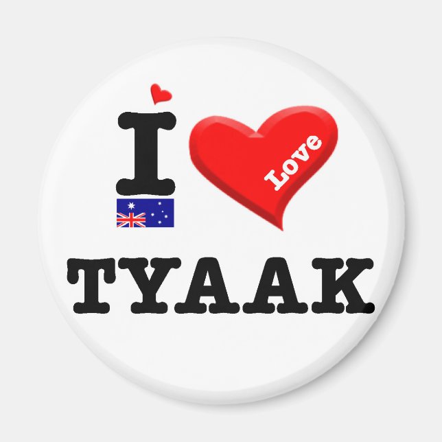 TYAAK - I Love Magnet (Front)