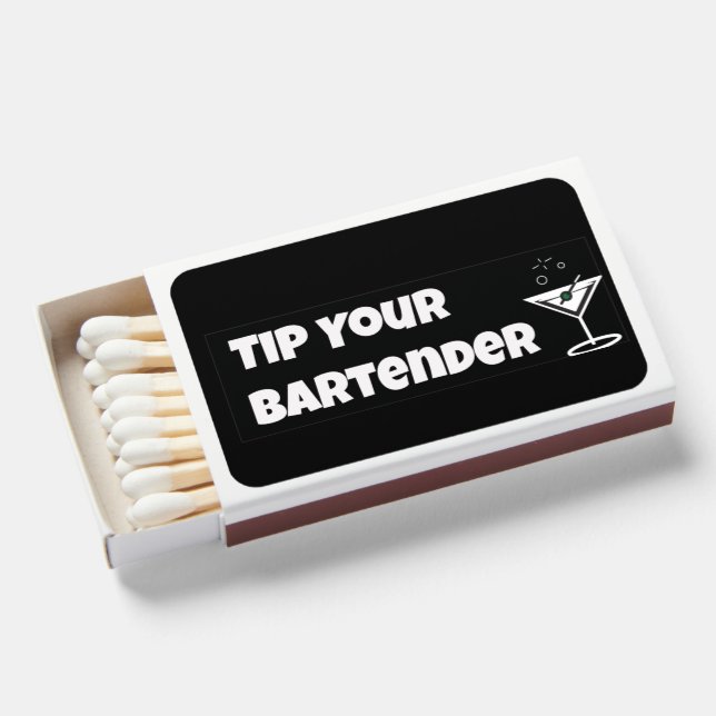 TYB Martini Matchboxes (Front Open)