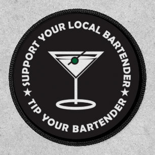 TYB Support Your Local Bartender Patch