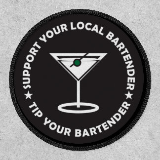 TYB Support Your Local Bartender Patch