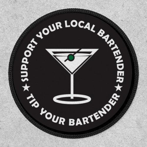TYB Support Your Local Bartender Patch