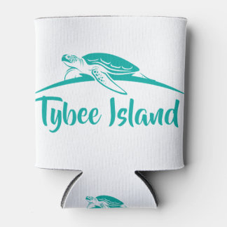 Tybee Green Turtle Can Cooler