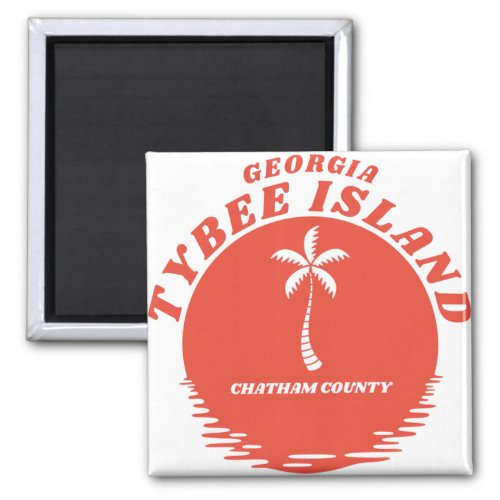 Tybee Island Chatham County Georgia Magnet