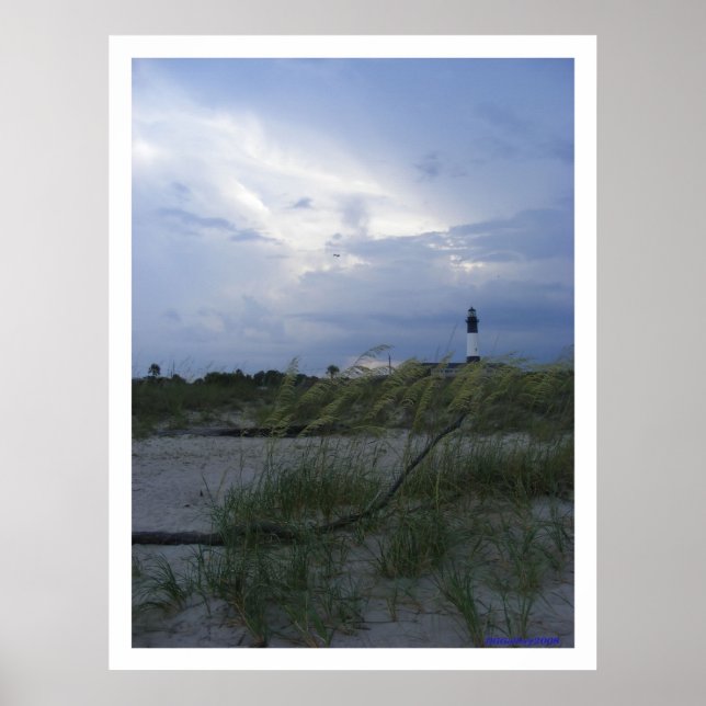 Tybee Island Evening Poster (Front)