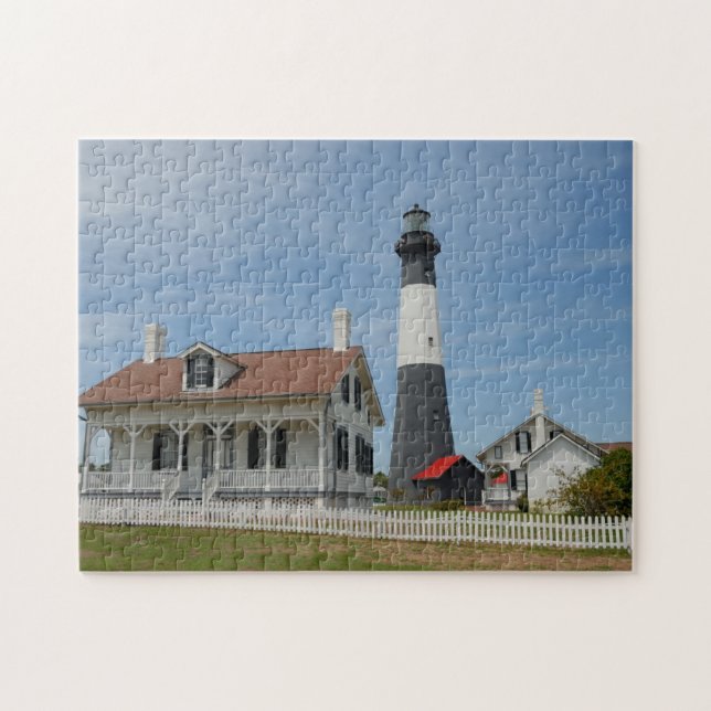 Tybee Island, Georgia Lighthouse Jigsaw Puzzle (Horizontal)