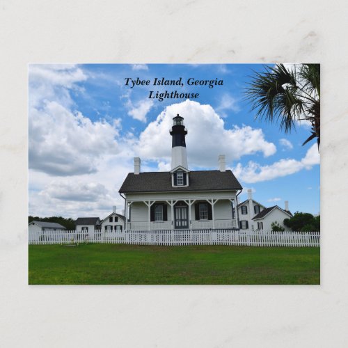 Tybee Island Georgia Lighthouse Postcard