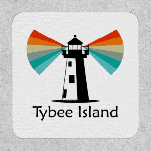 Tybee Island Georgia Lighthouse Rainbow Patch