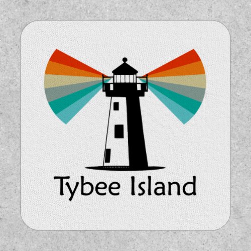 Tybee Island Georgia Lighthouse Rainbow Patch