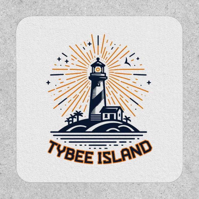 Tybee Island Georgia Lighthouse Sunrise Patch (Front)