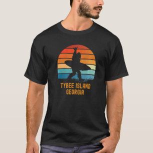 Tybee Island Georgia Sasquatch Souvenir T-Shirt
