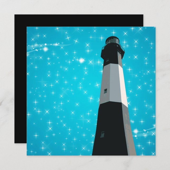 tybee island light station invitation (Front/Back)
