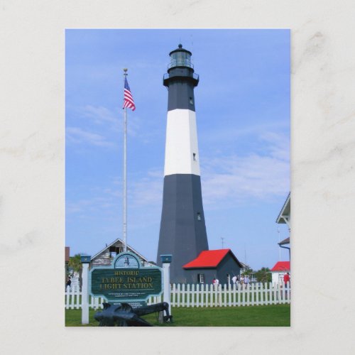 Tybee Island Light Station Postcard