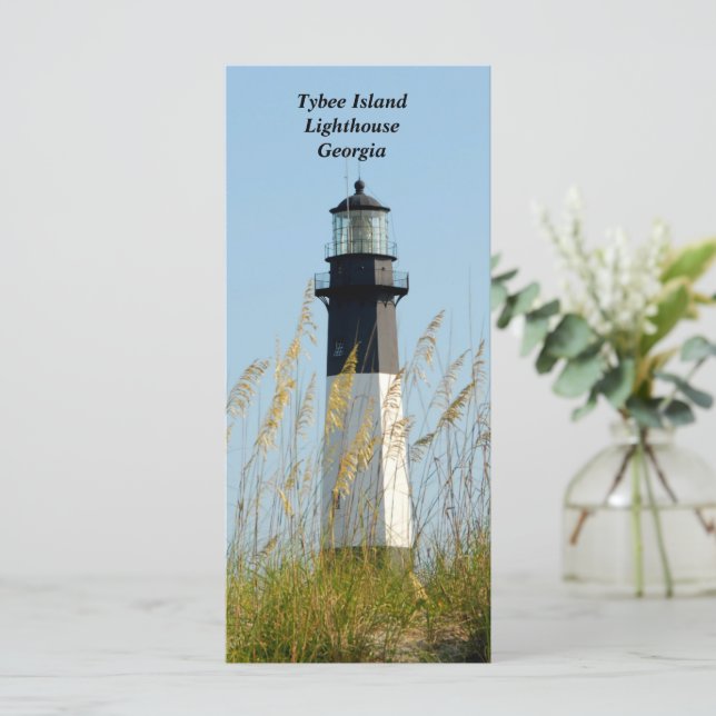 Tybee Island Lighthouse Card (Standing Front)
