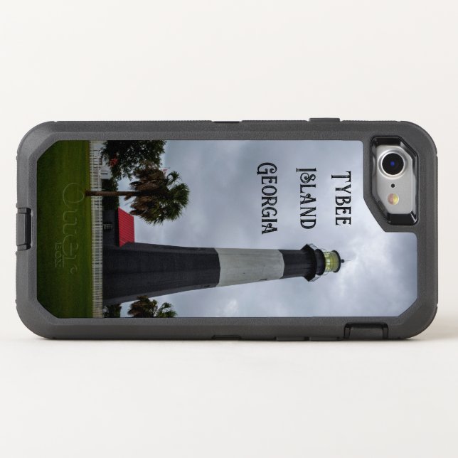 Tybee Island Lighthouse Georgia Otterbox iPhone Case (Back Horizontal)