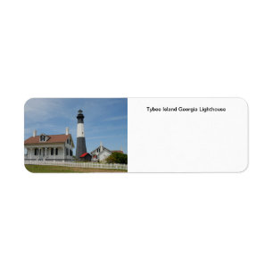 Tybee Island Lighthouse Label