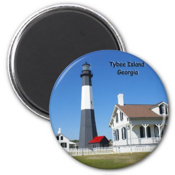 Tybee Island Lighthouse Magnet by lighthouseenthusiast at Zazzle