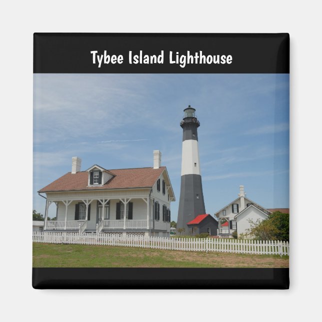 Tybee Island Lighthouse Magnet (Front)