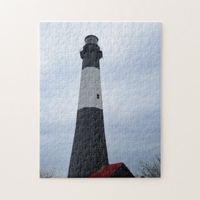 Tybee Island Lighthouse on a  Jigsaw Puzzle (Vertical)