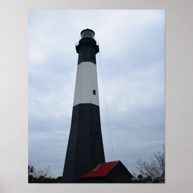 Tybee Island Lighthouse Photo on a  Poster (Front)