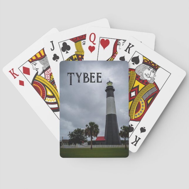 Tybee Island Lighthouse Poker Cards (Back)