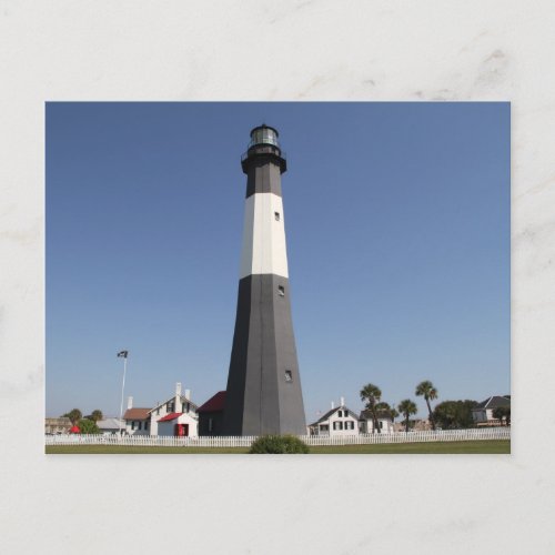 Tybee Island Lighthouse Savannah GA Postcard