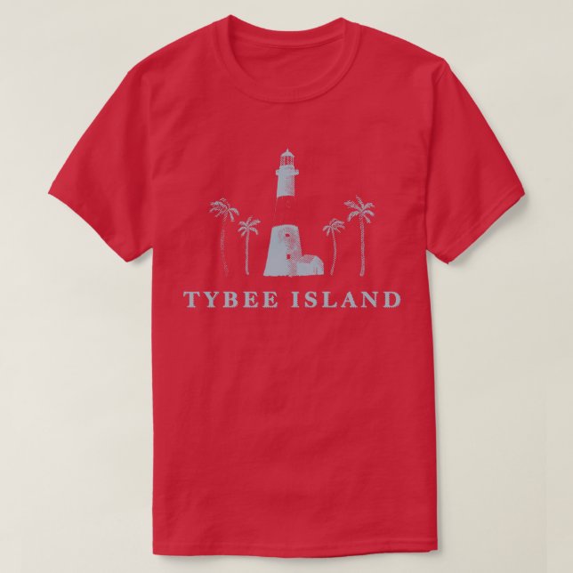 Tybee Island Lighthouse Savannah Georgia TShirt (Design Front)