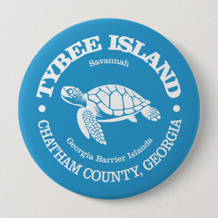 Tybee Island (sea turtle) Button