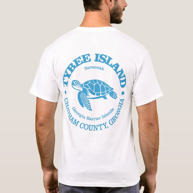 Tybee Island (sea turtle) T-Shirt (Back)