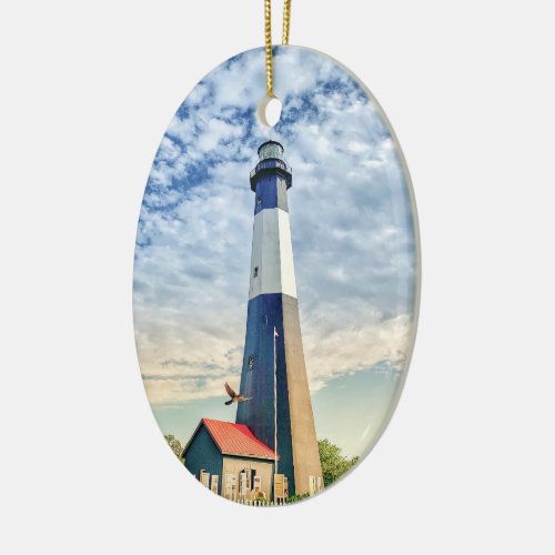 Tybee Lighthouse Collectible Holiday Ornament