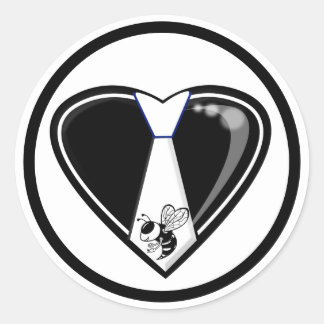 TYBEE LOVE CLASSIC ROUND STICKER