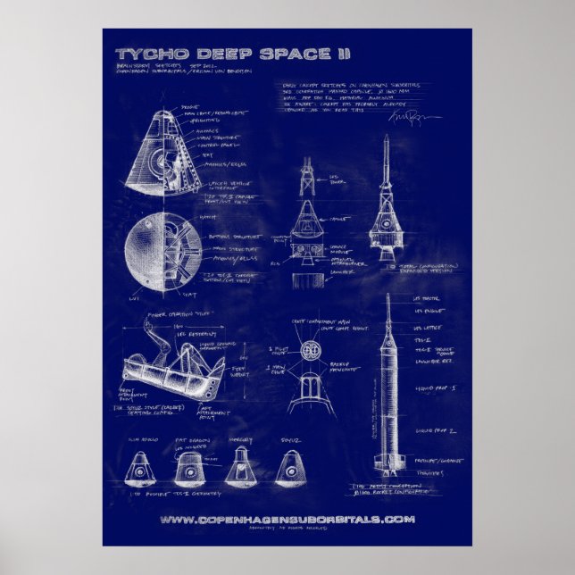 Tycho Deep Space II Concept Art poster (Front)