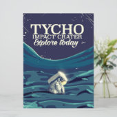 Tycho moon travel poster (Standing Front)