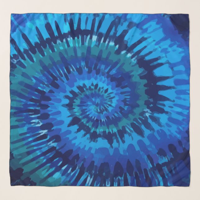 Tye Dye 2 Chiffon Scarf (Front)