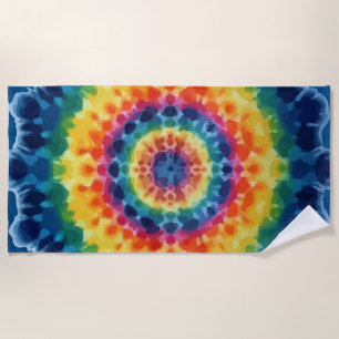 Tye-Dye-4 Beach Towel