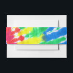 TYE DYE Bar Bat Mitzvah Envelope Wrap Band<br><div class="desc">WELCOME!!! I can personally help you with your order! Ask me anything! EVERYTHING is customizable! All my designs are ONE-OF-A-KIND original pieces of artwork designed by me! You can only find them here! All background colours, fonts and text can changed to match your desire. I can even add your son...</div>