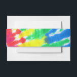 TYE DYE Bar Bat Mitzvah Envelope Wrap Band<br><div class="desc">WELCOME!!! I can personally help you with your order! Ask me anything! EVERYTHING is customizable! All my designs are ONE-OF-A-KIND original pieces of artwork designed by me! You can only find them here! All background colours, fonts and text can changed to match your desire. I can even add your son...</div>