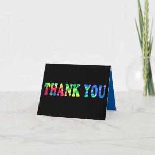 TYE DYE Bar Mitzvah Thank You Card
