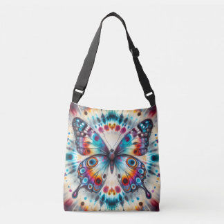 tye dye butterfly crossbody bag