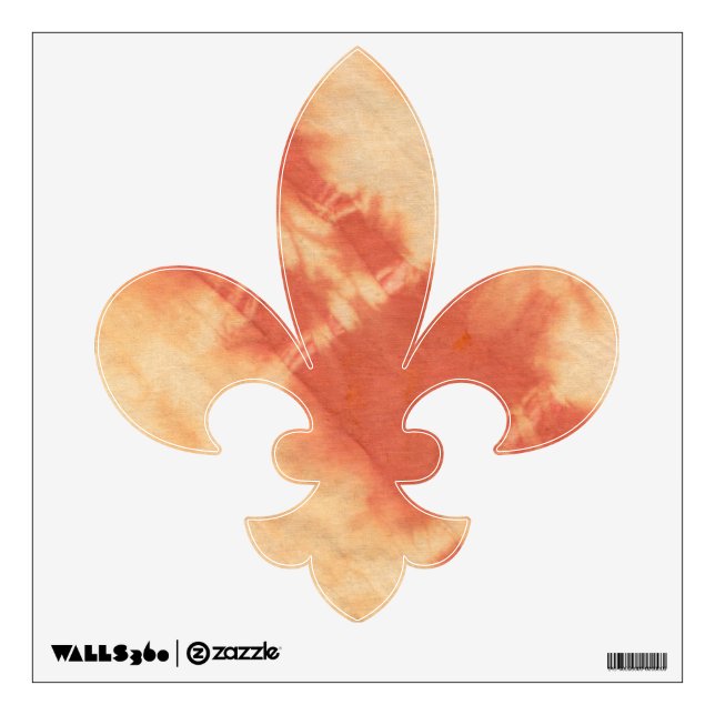 Tye Dye Composition #10 by Michael Moffa Wall Sticker (Front)