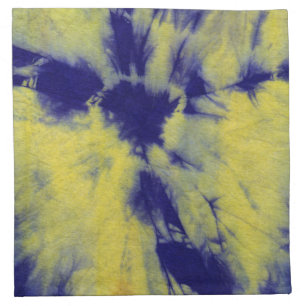 Tye Dye Composition #11 by Michael Moffa Cloth Napkin