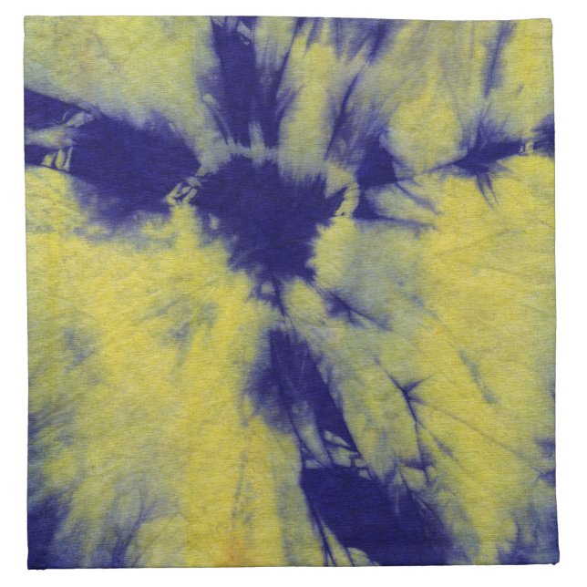 Tye Dye Composition #11 by Michael Moffa Cloth Napkin (Front)