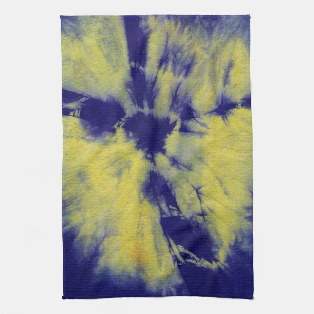 Tye Dye Composition #11 by Michael Moffa Towel (Vertical)