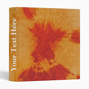 Tye Dye Composition #12 by Michael Moffa 3 Ring Binder
