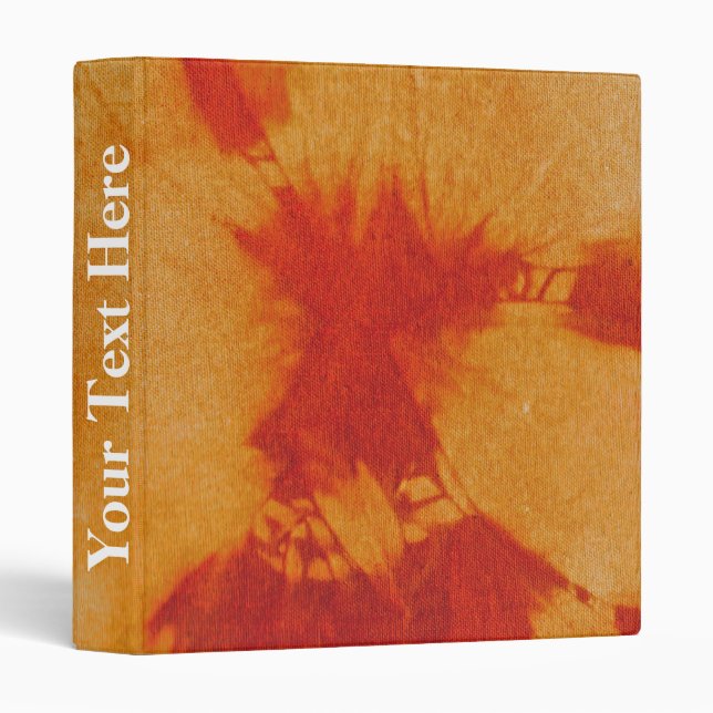 Tye Dye Composition #12 by Michael Moffa 3 Ring Binder (Front/Spine)