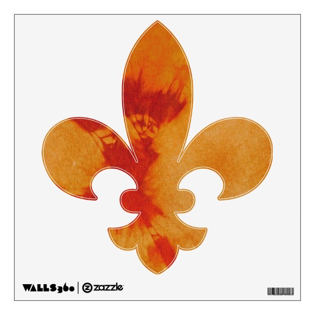 Tye Dye Composition #12 by Michael Moffa Wall Sticker (Front)